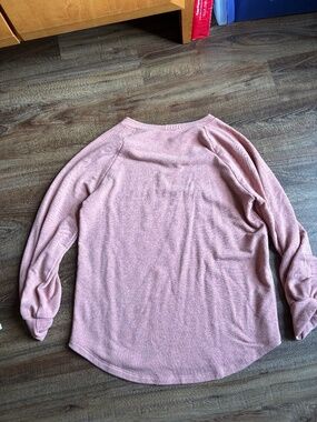 womens vici collection long sleeve t-shirt small pink